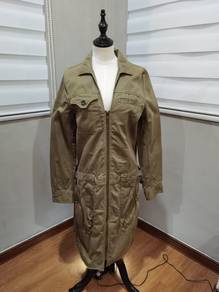 AVIREX MFG women long jacket army L 7088