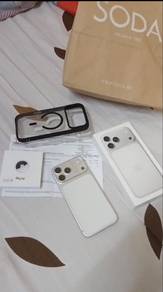 iphone 17 pro max 256gb silver cc 90 baru lagi