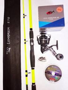 Gtech 5000 high carbon reel combo lemoren rod