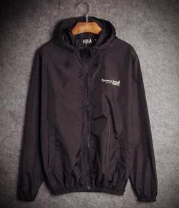 3039 Black Retro Popeye Hooded Mens Sweater Jacket