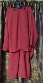 Baju kurung Modern - Orange