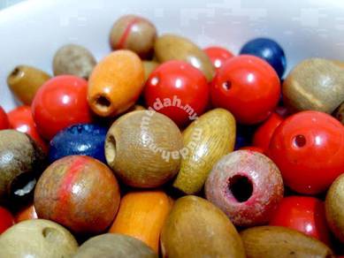 Retro Wood Beads For Crafts and Arts