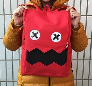 [12.12] Red Devil Monster Cartoon Bag Backpack