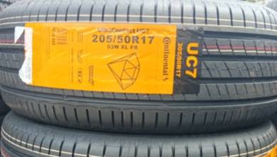 205 50 17 CONTINENTAL UC7 Tayar Tyre New 2026