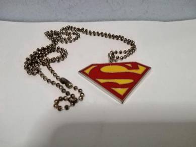 Vintage Superman Logo Necklace