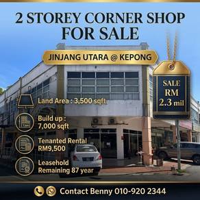Shop lot For Sale in Jinjang,KUL