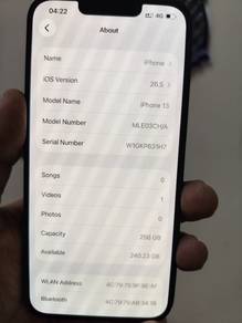 iPhone 13, 256gb