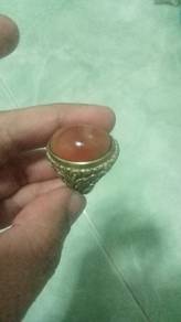 Natural Agate big ring 