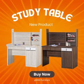 4FT Study Table with storage compartment