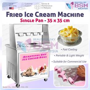 Mesin Aiskrim Gulung Fried Ice Cream Roll Machine