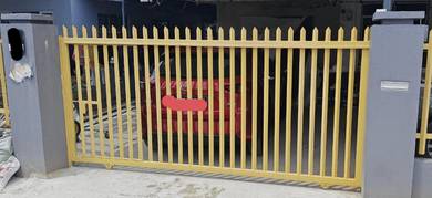 Pintu pagar besi (sliding gate) untuk dijual