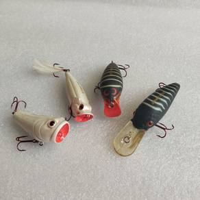 Black White fishing lure combo