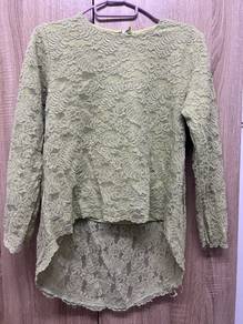 Sage prelove Kebaya modern (TOP) Only