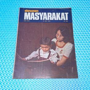 Vintage Majalah Dewan Masyarakat Mei 1975 Magazine