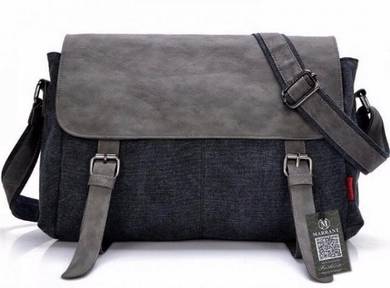Retro Briefcase Laptop Porter Sling Bag