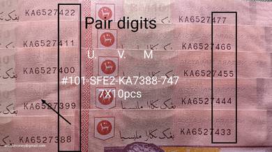 Malaysia Distinctively Rm10 #101-SFE2-KA7388-7477X