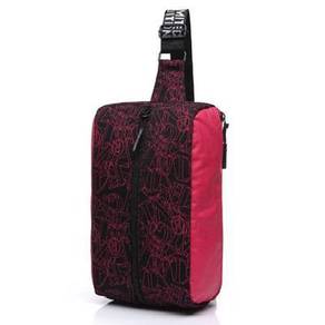 [12.12] Graffiti Chest Waist Bag Backpack Black