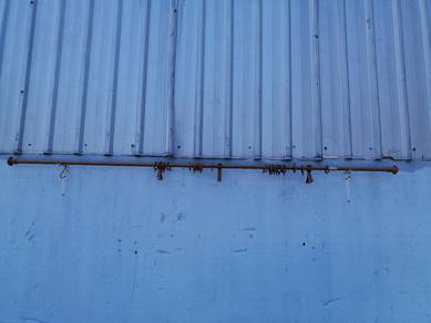 R48-D   Curtain Rod L.2.53 meter Windowshade Iron