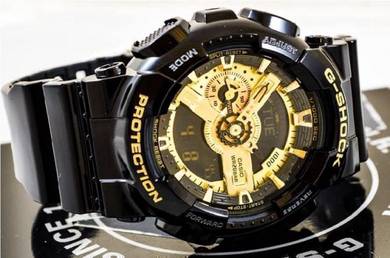 Watch - Casio G SHOCK GA110GB BLACK GOLD -ORIGINAL