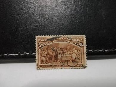 1893 USA Stamp Columbus, historical