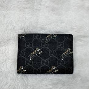 Gucci Wallet Tiger Black Small