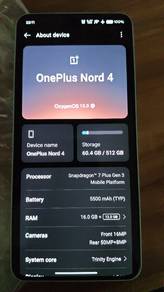 Oneplus note 4 16gb+12gb ram 512gb