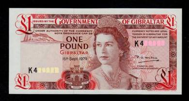 Gibraltar 1 Pound Queen Elizabeth II 1979