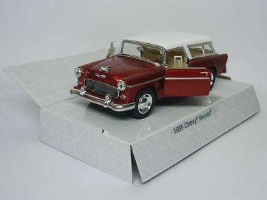 1955 Chevy Nomed 1/40 model car - Candy red