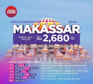 5H4M MAKASSAR INDONESIA With FLIGHT 