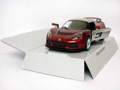 2012 Lotus Exige S model car - Gradient red
