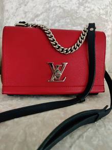 authentic Loui Vuitton lockme BB crossbody bag 
