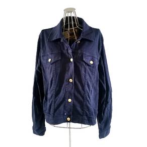 New Michael Kors Navy Blue Denim Jacket.