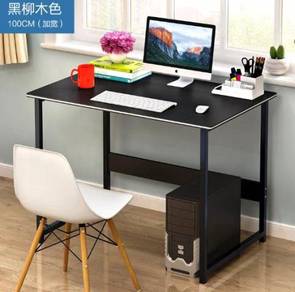 100x55 Black hitam Table meja pejabat desk 6