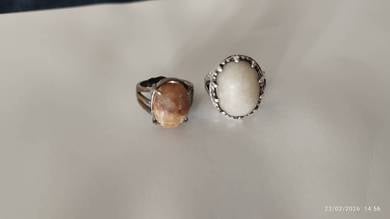 batu cincin mani gajah  dan bingkai