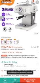 Giselle 20bar retro series coffee machine 