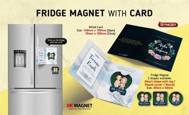 Wedding Doorgift Fridge magnet( 4MMTebal)