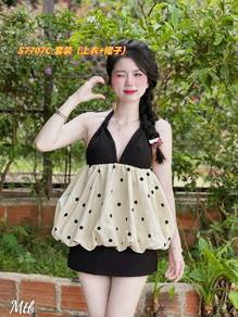 S7707C 套装（上衣+裙子）【Free Size】
