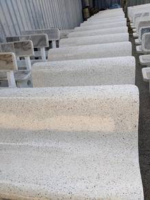 kerusi batu terazzo kk 120cm