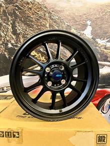 NEW 15x7.5j 4x100 KONIG HYPERGRAM MYVI CITY JAZZ