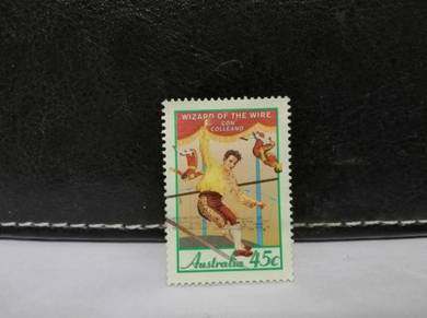 1997 Australia Stamp Circus Wizard Con Colleano
