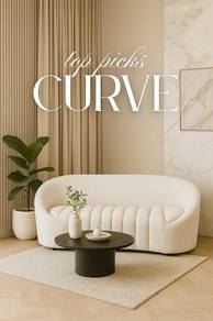 sofa curve 3 seater