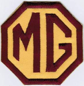 MG Rover MAROON Motor Automaker Car Racing Patch