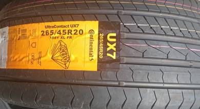 265 45 20 CONTINETAL UX7 Tayar Tyre New 2026