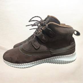 skechers brown suede lace up