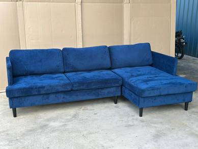 sofa L shape direct kilang (minor defect)