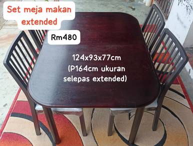 Set meja makan extended