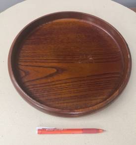 Wooden round tray
