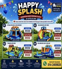 Inflatable water slides rent