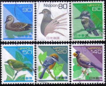WWF Bird Duck Animal Japan Stamp USED #2