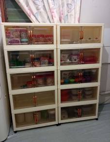 New 5tiers Storage cabinet shelf, kabinet beroda
